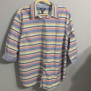 Chaps no iron blouse 3x